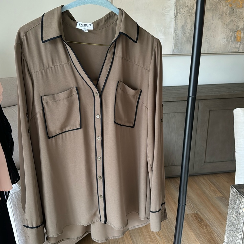 Three express blouses (size L and dry cleaned)